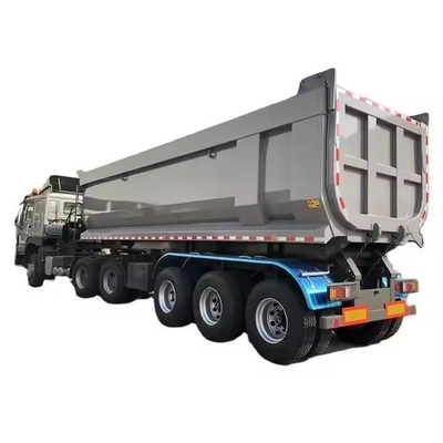 U-Form hydraulische Getreidefahrzeuge-Aufhänger Dumping Hinterteil Dump Tipper Halbfahrzeuge Anhänger für LKW