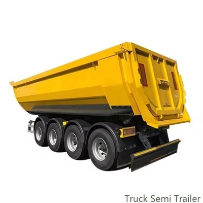 4 Achsen Hinter-Hydraulik-Hebe-Tipper-Dump-Semi-Anhänger mit Kundendienst