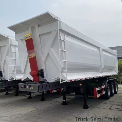 4 Achsen Hinter-Hydraulik-Hebe-Tipper-Dump-Semi-Anhänger mit Kundendienst