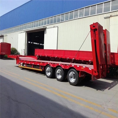 20FT 40FT Container Transport Niedrigbett Semi-Trailer mit Flachbett-Design bei und Materialien