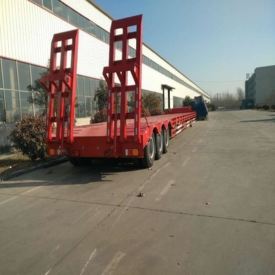 20FT 40FT Container Transport Niedrigbett Semi-Trailer mit Flachbett-Design bei und Materialien