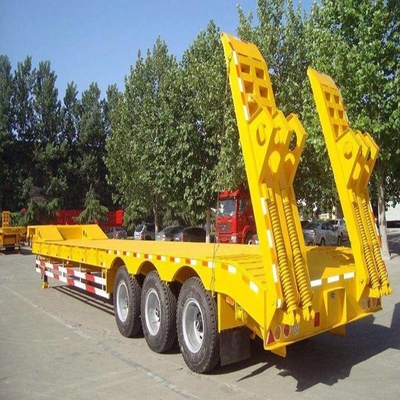 20FT 40FT Container Transport Niedrigbett Semi-Trailer mit Flachbett-Design bei und Materialien