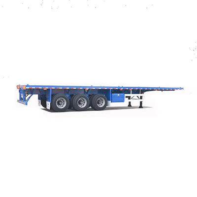 2024 40 FT 3 Achse Triachse Flachbett Flachbett Container Halbanhänger mit Anpassung