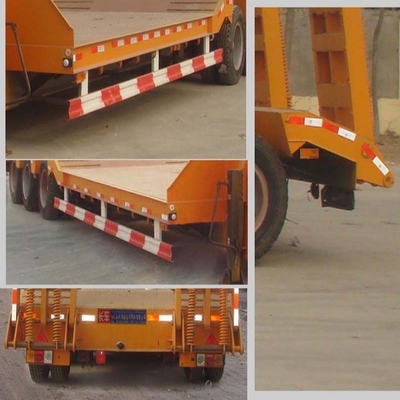 13 t Achse 4 Achse Niedrigbett 120 t Niedrigbett Lkw Halbanhänger für Baumaschinen
