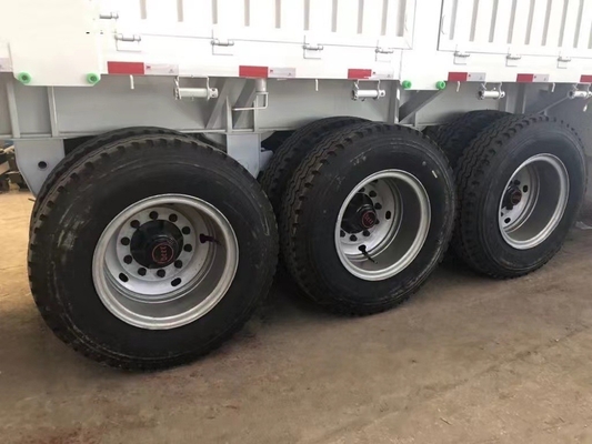 40-100 Tonnen Schüttgut Transport Zaun Semi-Anhänger mit Leichtlast-Aufhängungssystem