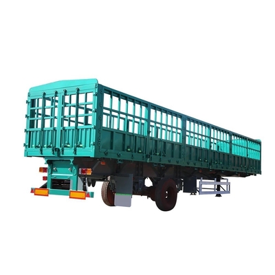 3-Achse 40-100 Tonnen Schüttgut Transport Zaun Semi-Anhänger 1820mm Profil Anpassung