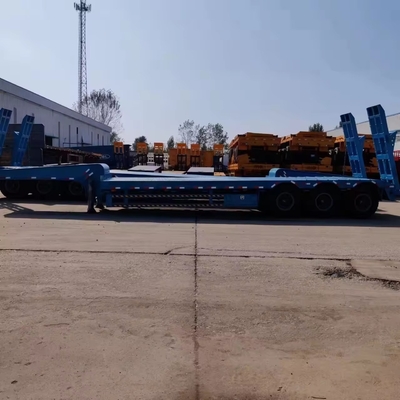 Niedrigprofilierter hydraulischer Klappzug mit Gänsenhals für die Beförderung von Baggern und Bulldozern
