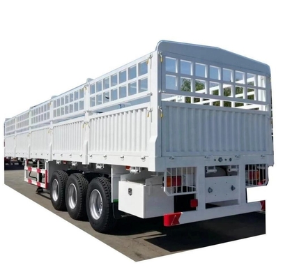 3 Achsen Zaun Pfahl Semi-Anhänger Frachttransport Semi-Lkw mit Leichtlast