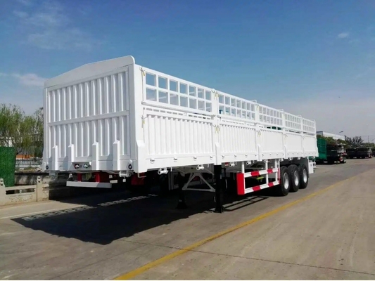 3 Achsen Zaun Pfahl Semi-Anhänger Frachttransport Semi-Lkw mit Leichtlast