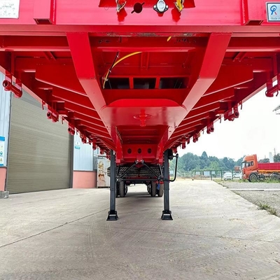 2240 mm Laufwerk Schwerlast-Laufbett-Semianhänger 3 Achsen 4 Achsen 18 Meter 40FT 40ton 60ton