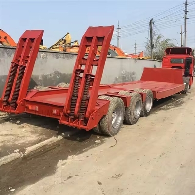 13 t Achs-Schwerlast-Flachbett-Lowboy-Lowbett-Halbanhänger für den Transport schwerer Geräte