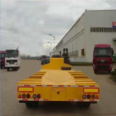 60-80-100 Tonnen Gänsehals-Lowboy 4 Vierachsen-Lowbett-Lowbett-Lkw-Anhänger Herstellung