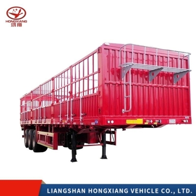 Markt-Ven-Typ 3/4 Achsen 40FT Zaun Semi-Anhänger Güterverkehr 600mm Zaun Anhänger