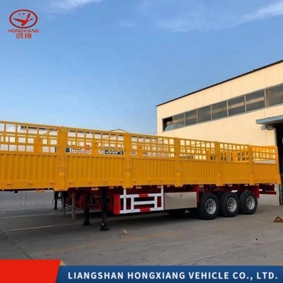 3 Achsen 40FT Lagerhaus-Typ Seitenwandzaun Semi-Anhänger Top Tarpaulin Zaun Ladung Semi-Anhänger