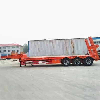 Semi-Trailer mit niedrigem Bett/Lowboy 3/4 Achs-Low Loader-Trailer mit 13500X3000X1550 mm Selbstdumping