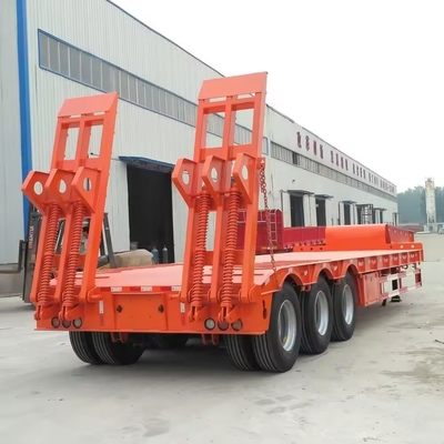 Semi-Trailer mit niedrigem Bett/Lowboy 3/4 Achs-Low Loader-Trailer mit 13500X3000X1550 mm Selbstdumping