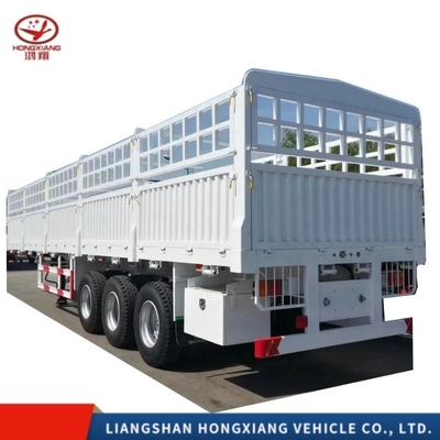 3 Achsen 45FT 48FT 60ton Dropside Cargo Seitenwand Semi-Anhänger für Leichtbau-Grad Seitenwand Zaun