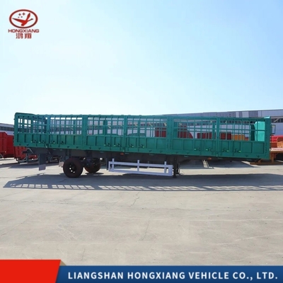 3 Achsen 45FT 48FT 60ton Dropside Cargo Seitenwand Semi-Anhänger für Leichtbau-Grad Seitenwand Zaun