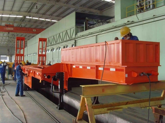 3 Jahre Kundendienst Gebraucht 4 Achse 40t Flachbett Anhänger Dolly