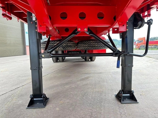 3 Jahre Kundendienst Gebraucht 4 Achse 40t Flachbett Anhänger Dolly