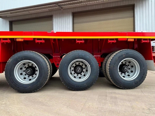 3 Jahre Kundendienst Gebraucht 4 Achse 40t Flachbett Anhänger Dolly
