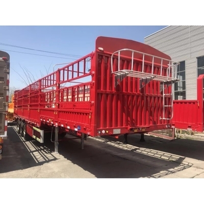 ABS-Anti-Block-Bremssystem 3 Achse Massengut Seitenwandbox Zaun Ladung Semi-Lkw Anhänger