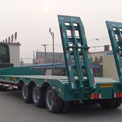 Lowboy Anhänger 2 3 3 Achse 40 Tonnen 50 60 70 80 Tonnen 100 Tonnen 120 Tonnen 150 Tonnen