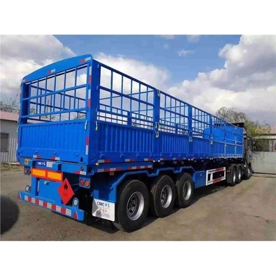 40ft 3 Achsen 60tons Fall Seitenwand Zaun Semi-Anhänger Pferdeanhänger Zäune Semi-Anhänger