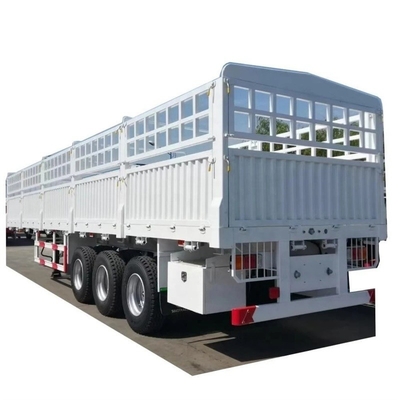 40ft 3 Achsen 60tons Fall Seitenwand Zaun Semi-Anhänger Pferdeanhänger Zäune Semi-Anhänger
