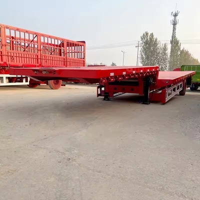 3 Achsen 4 Achsen Niederbettanhänger Lowboy Semi-Truck Anhänger für den Transport von Schwerlastgeräten
