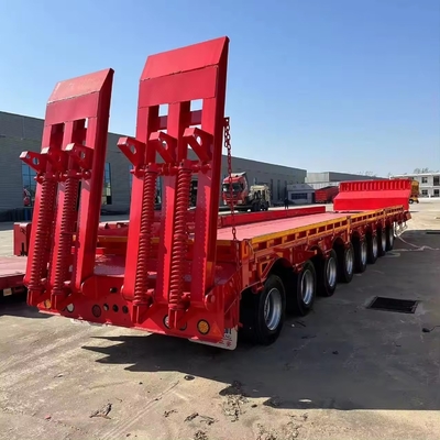 Mac Pherson-Typ Flachbett-Lkw Niedrigbett-Auto Dolly-Anhänger mit zwei Geschwindigkeits-Landebein