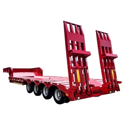 Mac Pherson-Typ Flachbett-Lkw Niedrigbett-Auto Dolly-Anhänger mit zwei Geschwindigkeits-Landebein