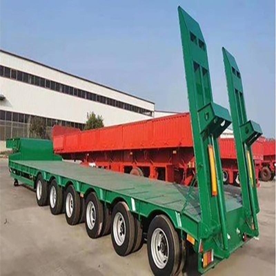 Flachbettcontainer des Typs MacPherson Halbanhänger für den Transport schwerer Güter