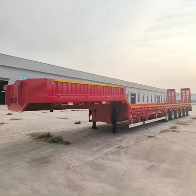 Anpassungsfähige Struktur 20t Flachbett-Semi-Anhänger Lkw-Anhänger 11.22.5 Profil 1820 mm