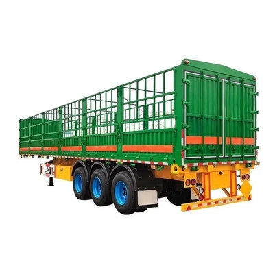 80 Tonnen Container Ladung Zaun Anhänger Lagerstück Typ Anpassung Seitenwand Lkw Anhänger