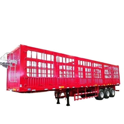 80 Tonnen Container Ladung Zaun Anhänger Lagerstück Typ Anpassung Seitenwand Lkw Anhänger