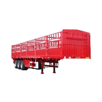 80 Tonnen Container Ladung Zaun Anhänger Lagerstück Typ Anpassung Seitenwand Lkw Anhänger