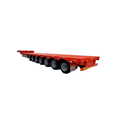 Schwerlastförderfähiger, ausdehnbarer, niedriglastfähiger Deckanhänger mit hydraulischem Windblattransport