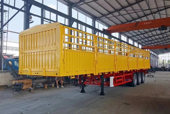High Fence Side Wall Pile Semi-Trailer mit Anpassungsoption und 1820mm Fußboden
