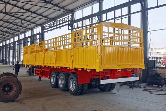 Anpassbarer 3 Achsen Holz Pile Zaun Semi-Anhänger mit 1 Jahr Nachverkaufservice