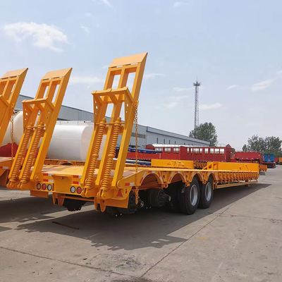 1820mm Laufband Lowboy 100 Tonnen 4/6 Achsen Lowbed Low Boy Halbanhänger für die Anpassung