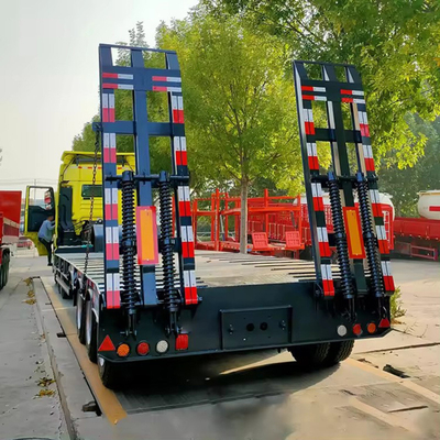 12 Reifennummer Flachbett-Halbanhänger 20 Tonnen 20 Fuß 40 Fuß Kapazität und Containerbeförderung