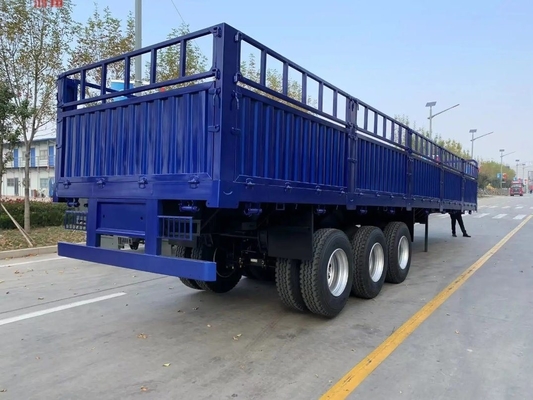 Leichtbaufahrzeug der Klasse 3 Achsen 60 t Seiten-Dump Semi-Trailer beliebter Neigungs-Semi-Trailer