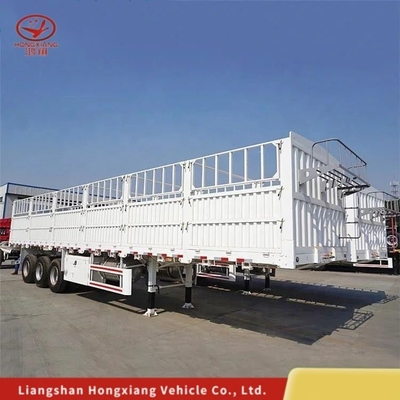 Leichtbaufahrzeug der Klasse 3 Achsen 60 t Seiten-Dump Semi-Trailer beliebter Neigungs-Semi-Trailer