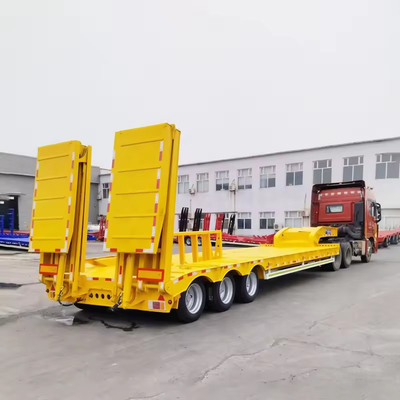 60 Tonnen 40 Tonnen 3 Achsen 40 FT 45 FT Flachbett Flachbett Container Halbfahrzeuganhänger