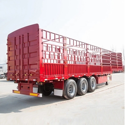 3 Achsen Schwerlast-Pfahlzaun Flatbed Semi-Trailer Cross Arm Typ Aufhängungssystem