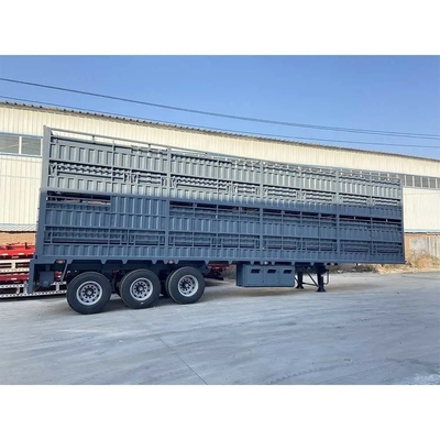3 Achsen Schwerlast-Pfahlzaun Flatbed Semi-Trailer Cross Arm Typ Aufhängungssystem