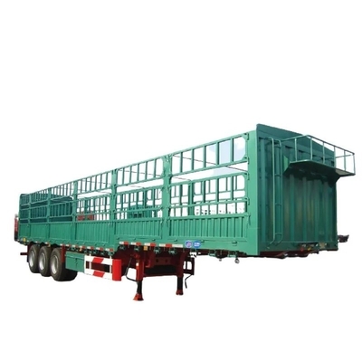 3 Achsen 60 Tonnen Stake Fence Cargo Warehouse Semi-Trailer mit ABS Anti-Block Bremssystem
