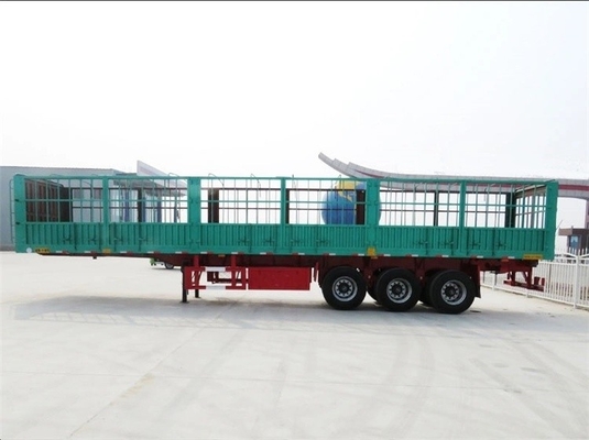 8 Tonnen 2 oder 3 Achsen 40 Tonnen Tiefbett Semi-Anhänger/Lkw-Anhänger Seitenwand Semi-Anhänger