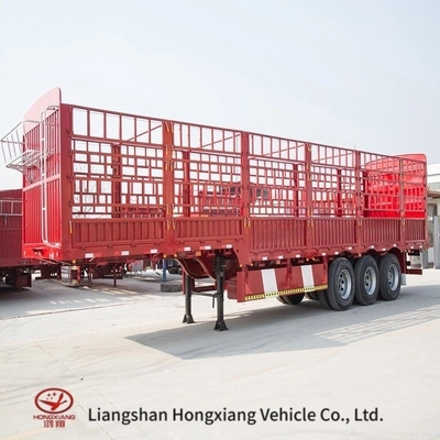 Domi 2/3/4 Achsen 40FT Zaun Ladung Semi-Anhänger für Schwerlasttransport